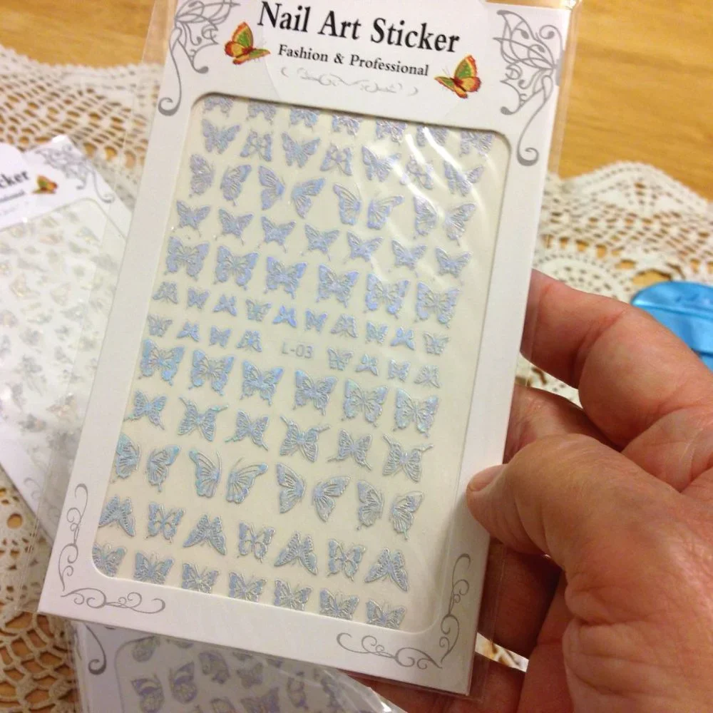 Butterflies  Nail Art Bundle with Tools, new items